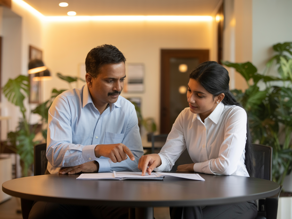 Professional career counselling guidance session